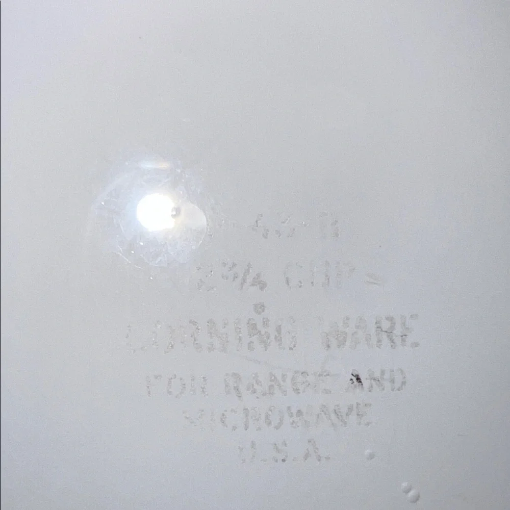 Vintage Corningware Baking Dish Blue Corn Flower Design $12 2 3/4 cup capacity